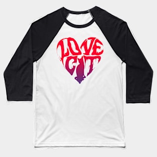 Love Cats Baseball T-Shirt